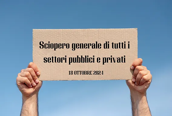 Leggi: «Sciopero generale per il giorno venerdì…»